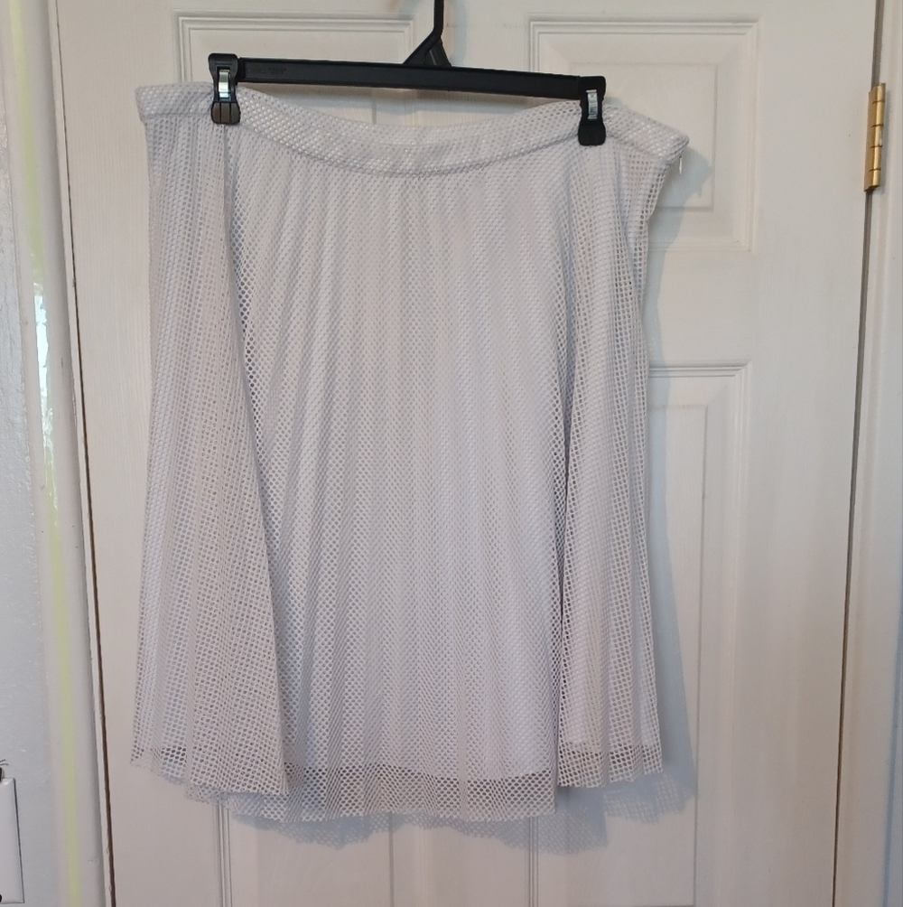 💰Calvin Klein Laser Cut Net/Mesh Lined Tennis Skirt